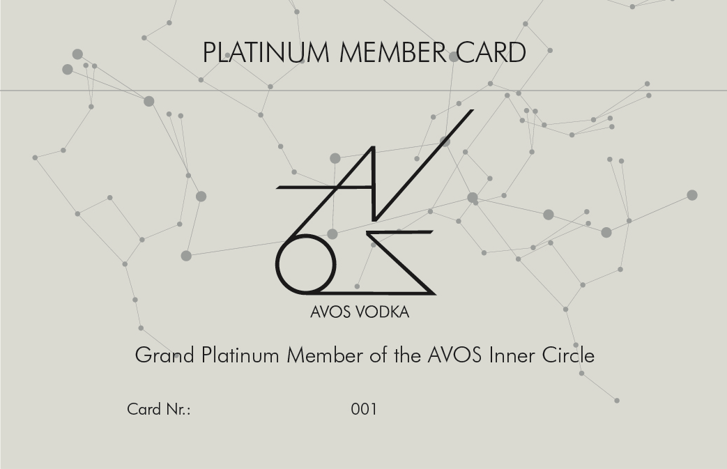 Member card platinum
